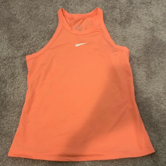 Nike Tops - Nike High Neck Racerback Athletic Tank Top